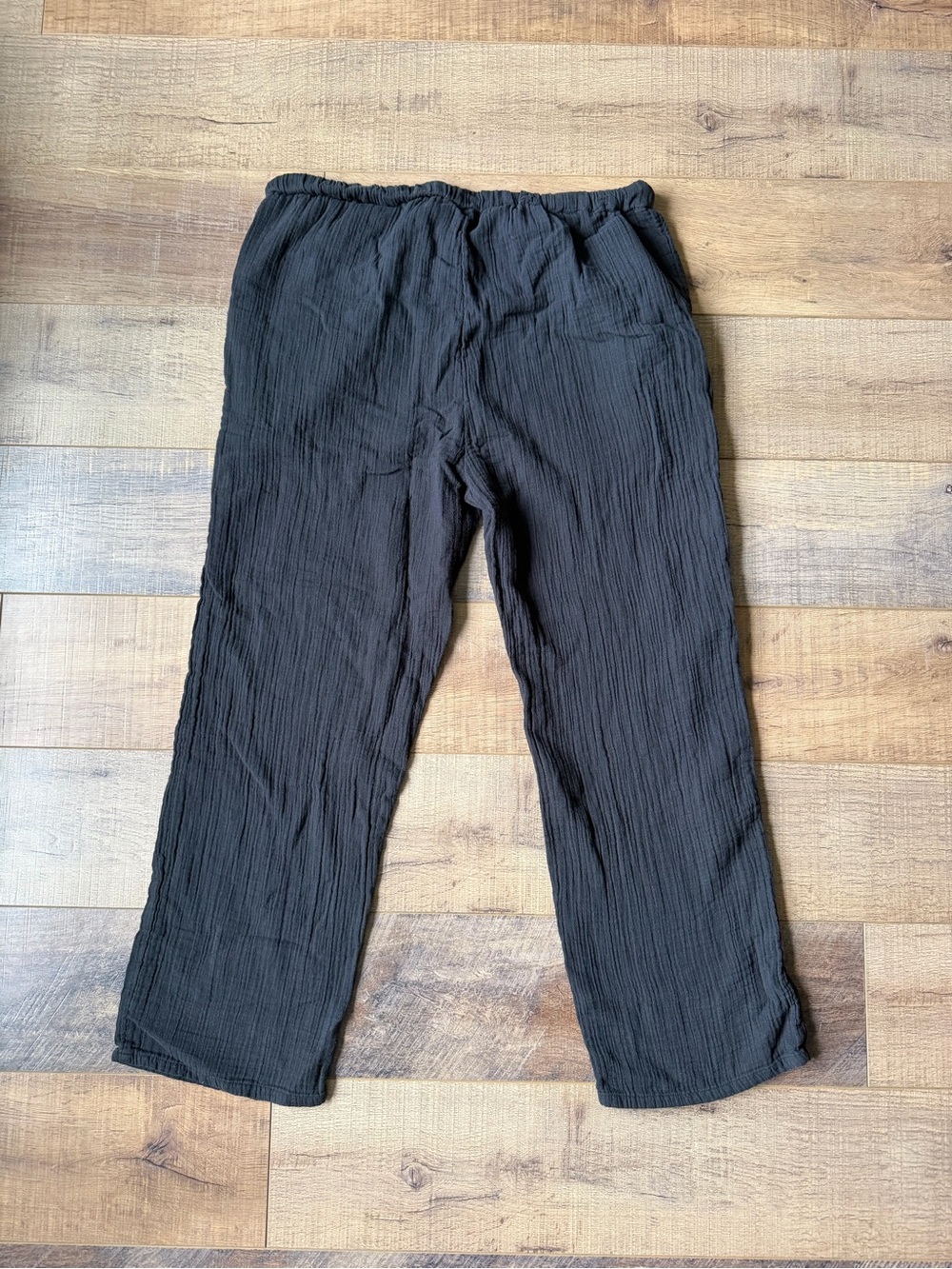 100% Organic Cotton Gauze Straight
Leg Pants - Picture 4 of 4
